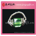 Anillo de dedo esmeralda ajustable Crystal Mini Beads Size